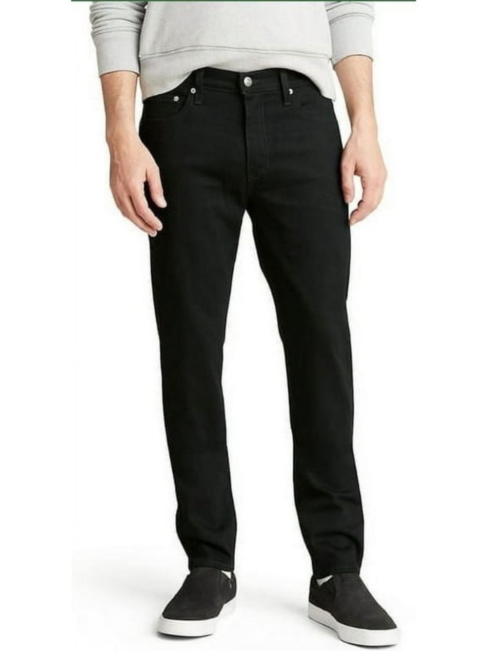 Levi's Slim Men's Jeans Size 29 X 30 in Black “Gothic” Denim NEW!